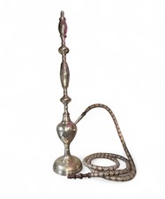 Enorme narguilé real 52” (132 cm) vintage bronze gravado à mão shisha do Oriente Médio comprar usado Enorme narguilé real 52” (132 cm) vintage bronze gravado à mão shisha do Oriente Médio comprar usado  Enviando para Brazil