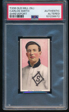 Cigarros Old Mill 1909-11 T206 Carlos Smith Southern League AUTÊNTICO ALTERADO comprar usado  Enviando para Brazil