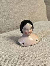 Vagão coberto antigo de 2” cabeça de boneca porcelana cor rosa alemã da década de 1850’s, usado comprar usado  Enviando para Brazil