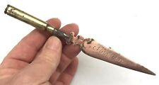 COUPE LETTRE DE POILU SOUAIN PERTHES-LES-HURLUS 1915 TRENCH ART LETTER CUTTER, usado comprar usado  Enviando para Brazil