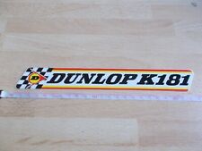 Autocollant dunlop k181 d'occasion  Toulon-