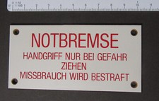 Altes schild resopalplatte gebraucht kaufen  Baesweiler
