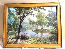 Vintage print landscape for sale  Cross Plains