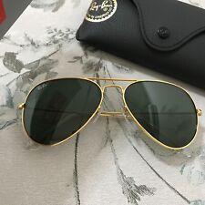 Óculos de sol Ray-Ban aviador clássico verde polarizado unissex comprar usado  Enviando para Brazil