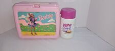 Lancheira de plástico Barbie com garrafa térmica rosa Mattel vintage anos 90 comprar usado  Enviando para Brazil