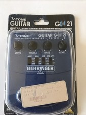 Pré-amplificador de modelagem de guitarra BEHRINGER V-TONE GDI21 caixa aberta não testado Instr. comprar usado  Enviando para Brazil