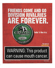 Grizzly snuff print for sale  Clinton