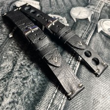 Italian leather watch for sale  UK