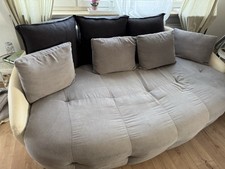 Sofa halbrund grau gebraucht kaufen  Wörth am Rhein