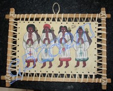 Magnifique tableau ethiopien d'occasion  Genlis