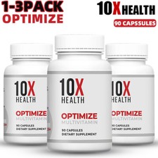 3PACOTES Autêntico 10X Health Optimize Multivitamínico Metilado 90 Cápsulas EXP 07/2026 comprar usado  Enviando para Brazil