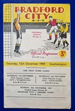 Bradford city southampton for sale  BIRMINGHAM