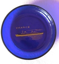 Cendrier verre bleu d'occasion  Agon-Coutainville