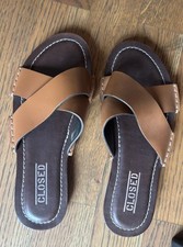 Closed pantoletten sommerschuh gebraucht kaufen  Hamburg