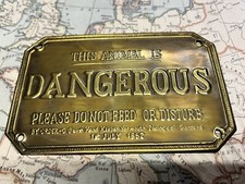 Rare brass sign for sale  TAMWORTH