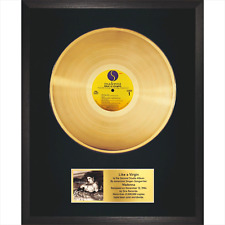 Madonna – Like a Virgin / LP Gold 12" / Lembrança em moldura preta / Lembranças comprar usado  Enviando para Brazil