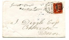 1857 1d. red for sale  NOTTINGHAM