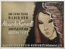Ausstellungsplakat galerie ger gebraucht kaufen  Solingen
