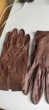 Lederhandschuhe lundorf braun gebraucht kaufen  Korschenbroich