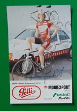 CYCLISME carte cycliste FRANCESCO FONDRIEST équipe POLLI MOBIEXPORT 1989 Signée comprar usado  Enviando para Brazil