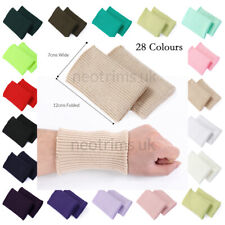 Rib knit cuffs for sale  LEICESTER