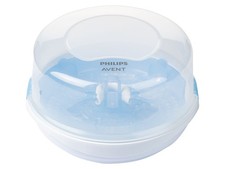 Philips AVENT Sterylizator mikrofalowy, z klipsami zabezpieczającymi - towar B bardzo dobry, używany na sprzedaż  Wysyłka do Poland