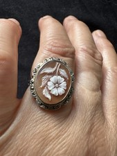 antique marcasite rings for sale  LONDON