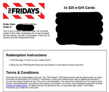 Tgi fridays gift for sale  Springboro