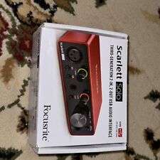 Interfaz de audio USB Focusrite Scarlett Solo 3ª generación (caja abierta) segunda mano  Embacar hacia Argentina