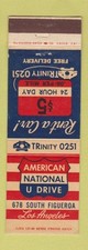 Matchbook cover american for sale  USA