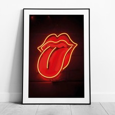 Red tongue neon for sale  UK