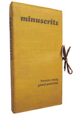 Minuscrits francois marty d'occasion  Réguisheim