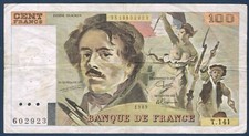 100 francs delacroix d'occasion  France