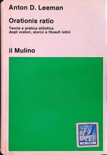 Orationis ratio leeman usato  Italia
