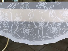 Nappe ronde blanche d'occasion  Velleron