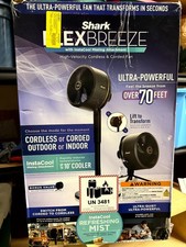 Ventilador interior/exterior Shark FA225 FlexBreeze con accesorio de niebla InstaCool segunda mano  Embacar hacia Mexico