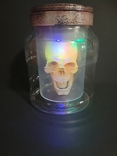 Gemmy Animated Skull In A Jar Halloween VEJA DESCRIÇÃO  comprar usado  Enviando para Brazil