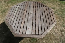 Hexagonal hardwood folding for sale  BRENTWOOD