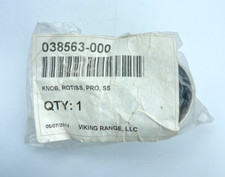 BOTÃO PARA GRELHA A GÁS VIKING, ROTISS, PRO, SS #038563-000 *CAIXA ABERTA, NUNCA USADO FABRICANTE DE EQUIPAMENTO ORIGINAL*, usado comprar usado  Enviando para Brazil