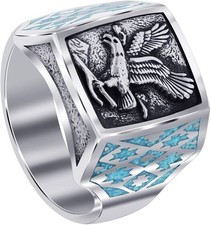 Anello uomo argento usato  Italia
