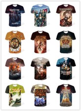 FEUERSCHWANZ Rock Impresión 3D Moda Informal Mangas Cortas Camisetas para Mujer/Hombre segunda mano  Embacar hacia Mexico