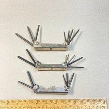 Conjunto de chaves sextavadas dobráveis 3 peças Hunter IP-5 Eklind Hex métricas M17 e Eklind Torx comprar usado  Enviando para Brazil