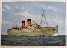Mauretania cunard line for sale  DUNDEE