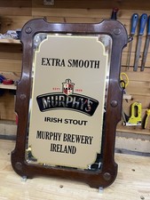 Murphy stout mirror for sale  LEICESTER