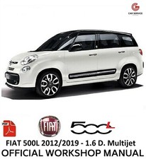 FIAT 500L 2012/2019 MANUALE DI OFFICINA - RIPARAZIONE - SCHEMI ELETTRICI - ITA comprar usado  Enviando para Brazil