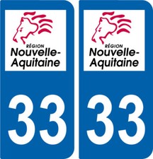 Aquitaine stickers autocollant d'occasion  Ingwiller