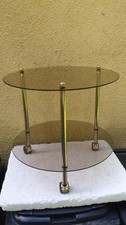 Runder rauchglas messing gebraucht kaufen  Bielefeld