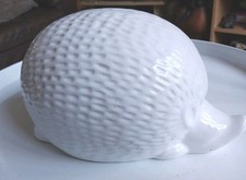 Ceramic white hedgehog for sale  LISKEARD