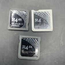 Cartucho de transferência 3x R4 Revolution 4 Nintendo DS com cartões de memória de 4GB - Pacote comprar usado  Enviando para Brazil