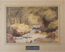 Pintura original de paisagem em aquarela, pelo proeminente artista Arthur Boyd comprar usado Pintura original de paisagem em aquarela, pelo proeminente artista Arthur Boyd comprar usado  Enviando para Brazil